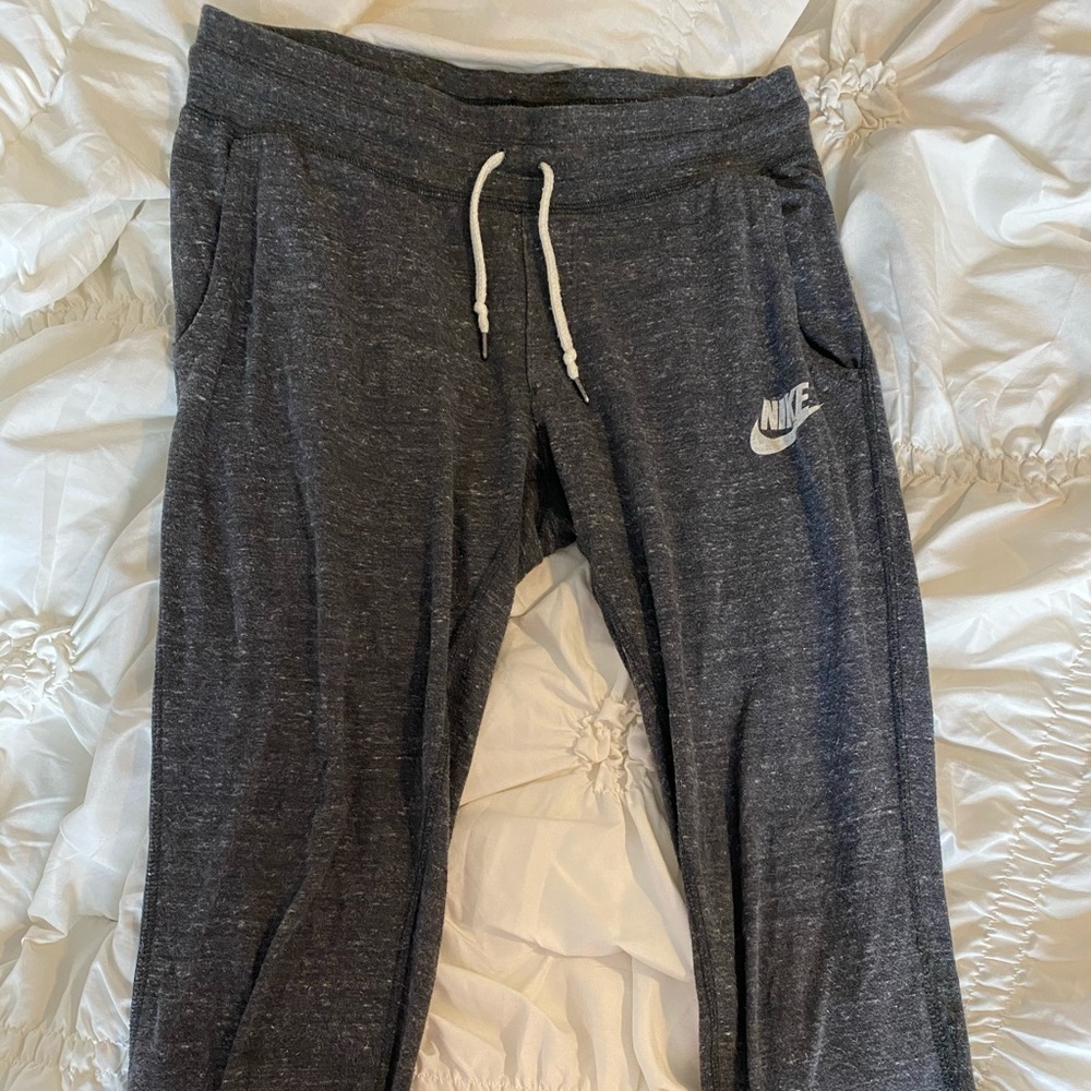 nike gray joggers (calf length)
